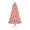 7ft. Pre-Lit Holiday Pink Cashmere Artificial Christmas Tree, White LED Lights